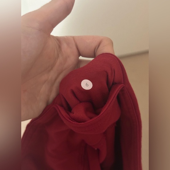 Lululemon Wunder Under Pant III Dark Red Size 6 - Picture 9 of 9